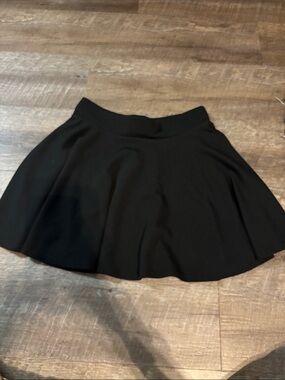 Black A-Line Skater Skirt - Women's Classic Flared Skirt